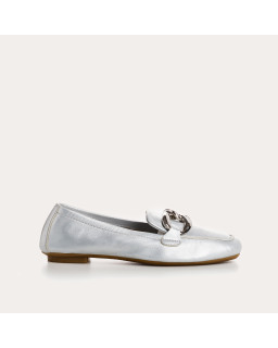 Haster Pearly Leather Loafers | Reqins