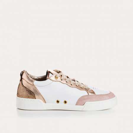 BASKETS VANILA MIX CUIR FOUL