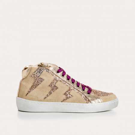BASKETS BRIENNE MIX CUIR...