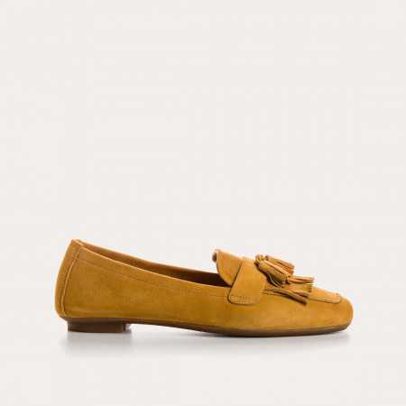 MOCASSINS HORUS CUIR VELOURS