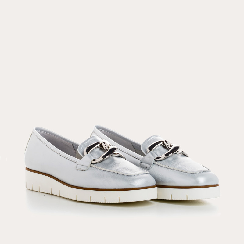 Moccasins Jewel Wedge Woman Woman Nacré - Naster | Reqins