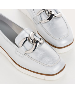 Moccasins Jewel Wedge Woman Woman Nacré - Naster | Reqins