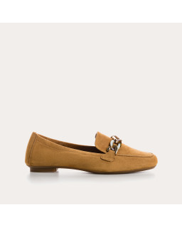 Mocassins Bijou Femme Cuir Velours - HOREL | Reqins