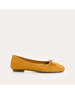 Harmony soft suede ballerinas