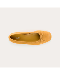 Ballerines Harmony en cuir velours souple | Reqins