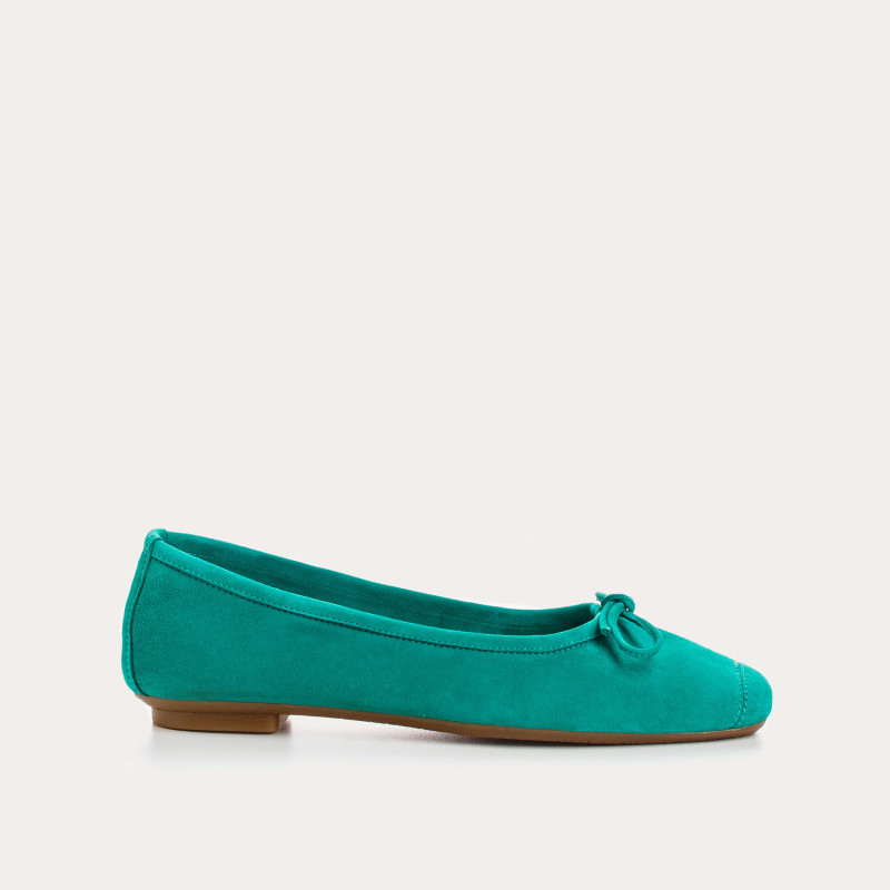 Harmony soft suede ballerinas