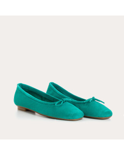 Ballerines Harmony en cuir velours souple | Reqins
