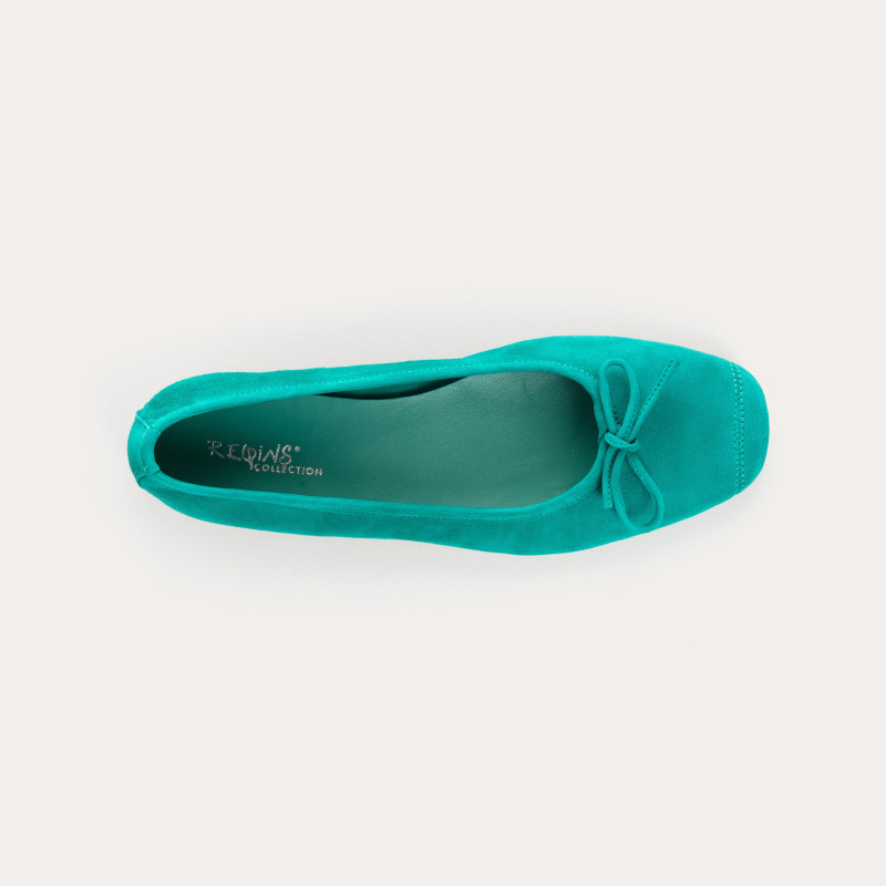 Harmony soft suede ballerinas