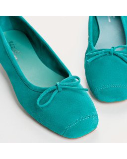 Harmony soft suede ballerinas