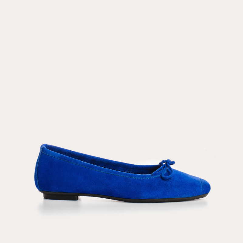 Ballerines Harmony en cuir velours souple | Reqins