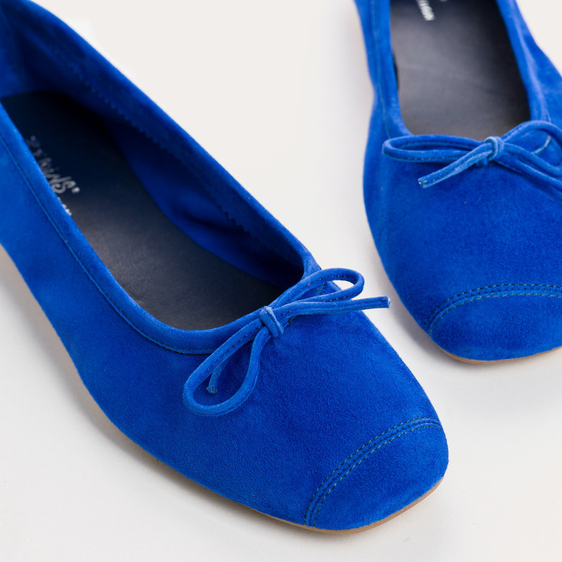 Harmony soft suede ballerinas