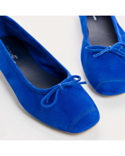 Ballerines Harmony en cuir velours souple | Reqins