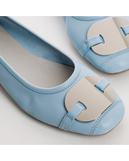 Ballerines Hermes en cuir - Élégance & Style | Reqins