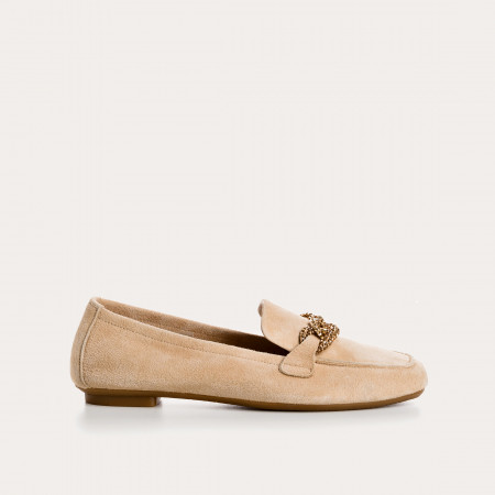 MOCASSINS HOLDING CUIR VELOURS