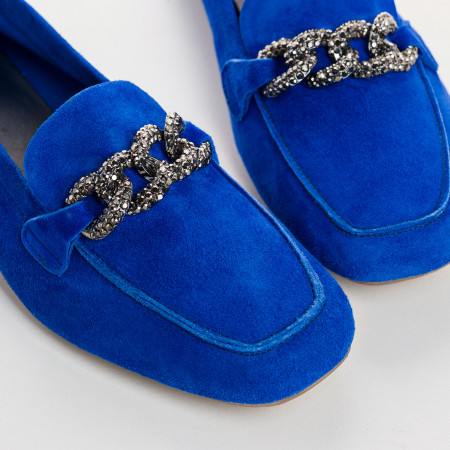 MOCASSINS HOLDING CUIR VELOURS