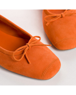 Harmony soft suede ballerinas