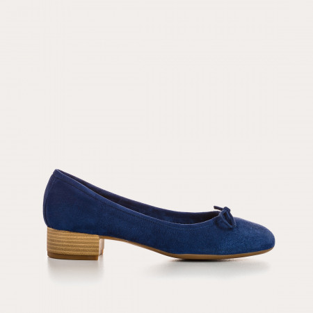 BALLERINES ALMA CUIR VELOURS