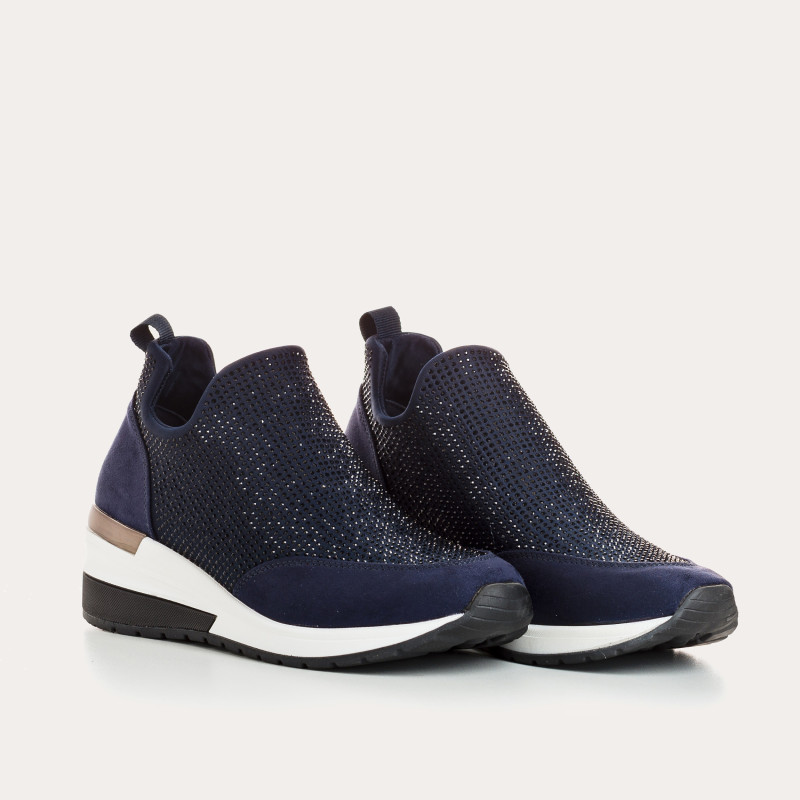 Wedge sneakers in Lycra