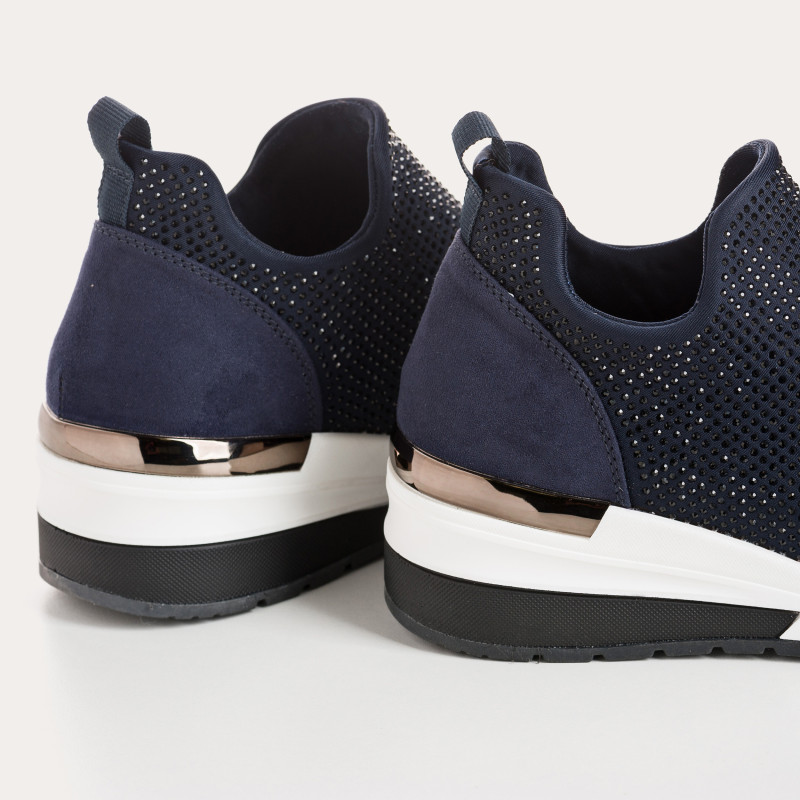 Wedge sneakers in Lycra