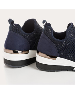 Wedge sneakers in Lycra