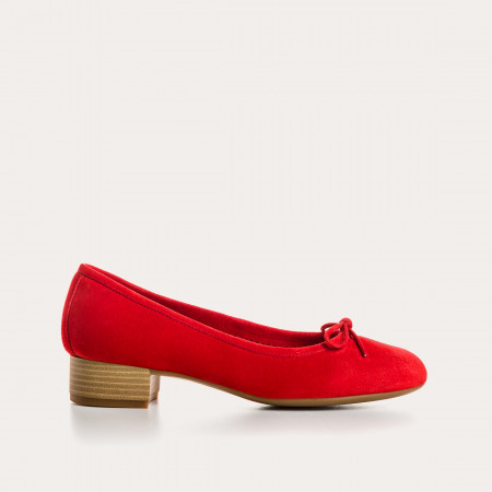 BALLERINES ALMA CUIR VELOURS
