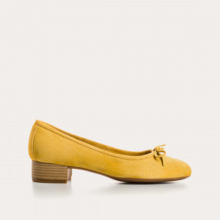 BALLERINES ALMA CUIR VELOURS