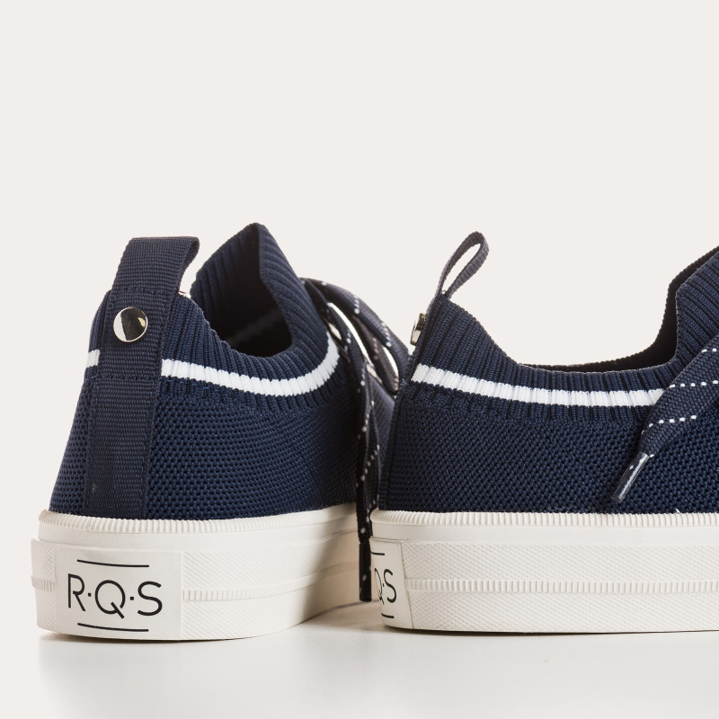 Sneakers for fabric two-tone woman