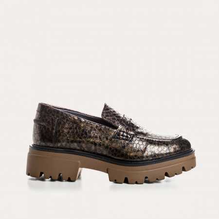 mocassins femme croco| reqins