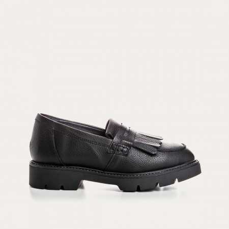 MOCASSINS OWEN CUIR GRAINE