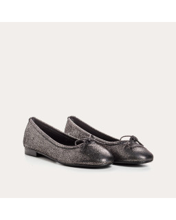 Carmen crackled leather ballerinas | Reqins