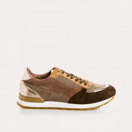 BASKETS ELECTRA MIX CUIR...