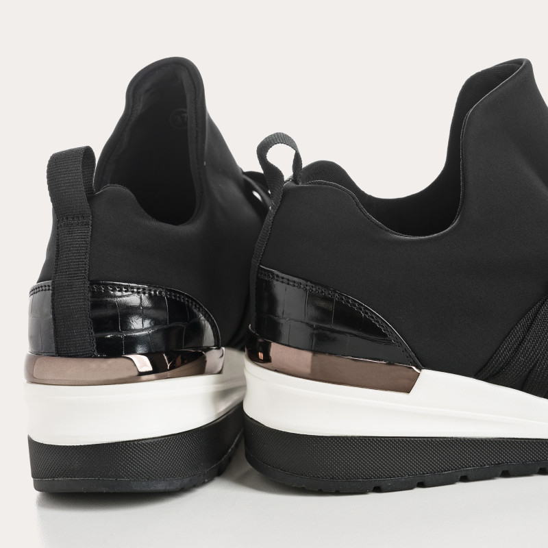 Sneakers "Slip-on" laces in Lycra for women