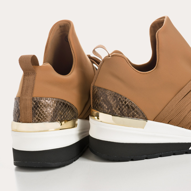 Sneakers "Slip-on" laces in Lycra for women