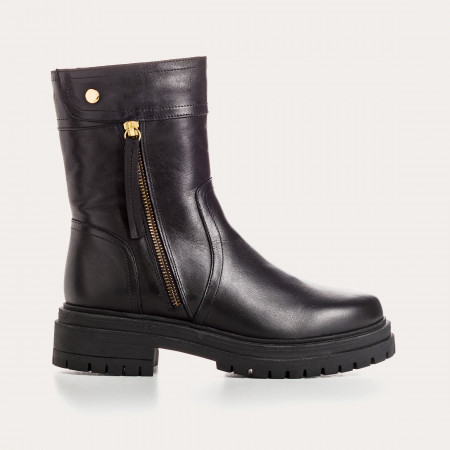 BOOTS PITCH CUIR