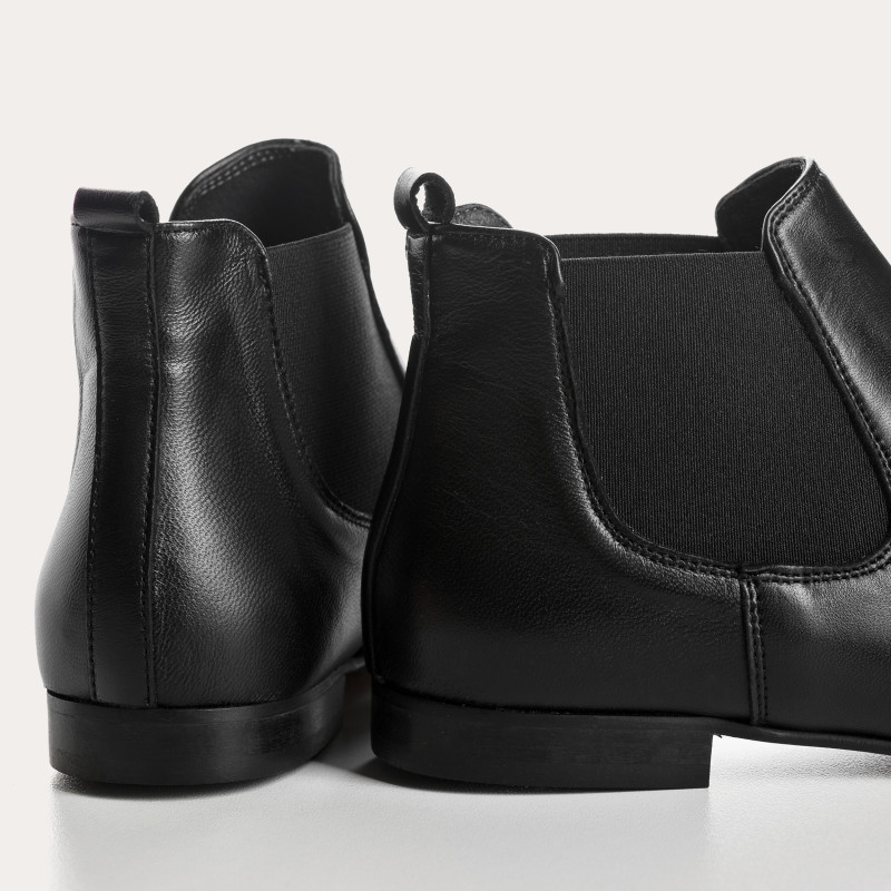 Boots Chelsea Flat In Embossed Lizard With Elastic