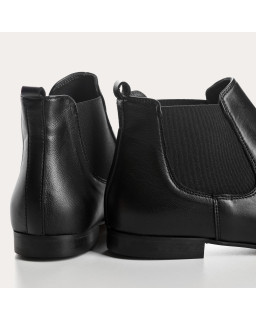 Boots Chelsea Flat In Embossed Lizard With Elastic