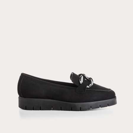 MOCASSINS NASTER CUIR VELOURS