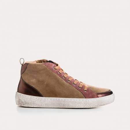 BASKETS BEVERLY MIX CUIR...