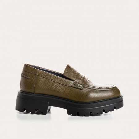 MOCASSINS ALABAMA CUIR GRAINE