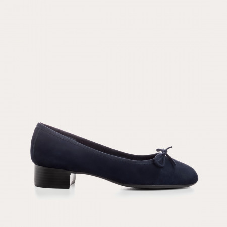 BALLERINES ALMA CUIR VELOURS