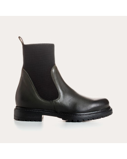 Boots Chelsea leather flat with elastic