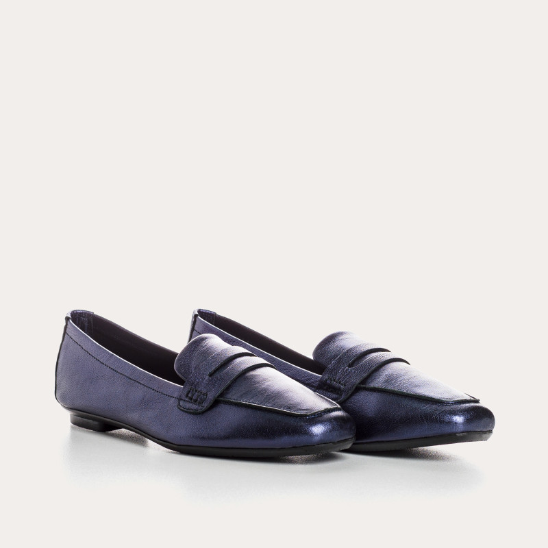 loafers femme cuir eclat | reqins