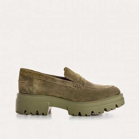 MOCASSINS ALABAMA CUIR VELOURS