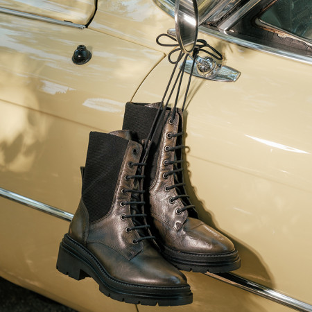 boots rangers femme cuir | reqins