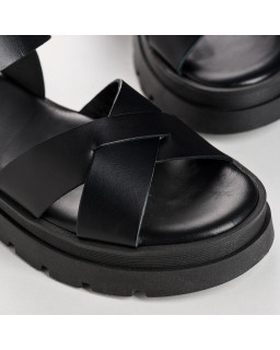 Sandales Louisa en cuir à talon 4 cm - Chic & Stabilité | Reqins