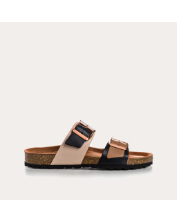 Nepal flange sandals - Women's two-tone anatomical shoes | Reqins