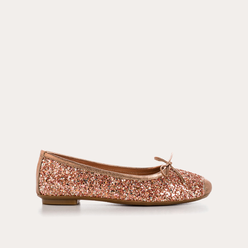 Harmony ballerinas with glitter and square tip