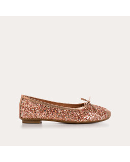 Harmony ballerinas with glitter and square tip