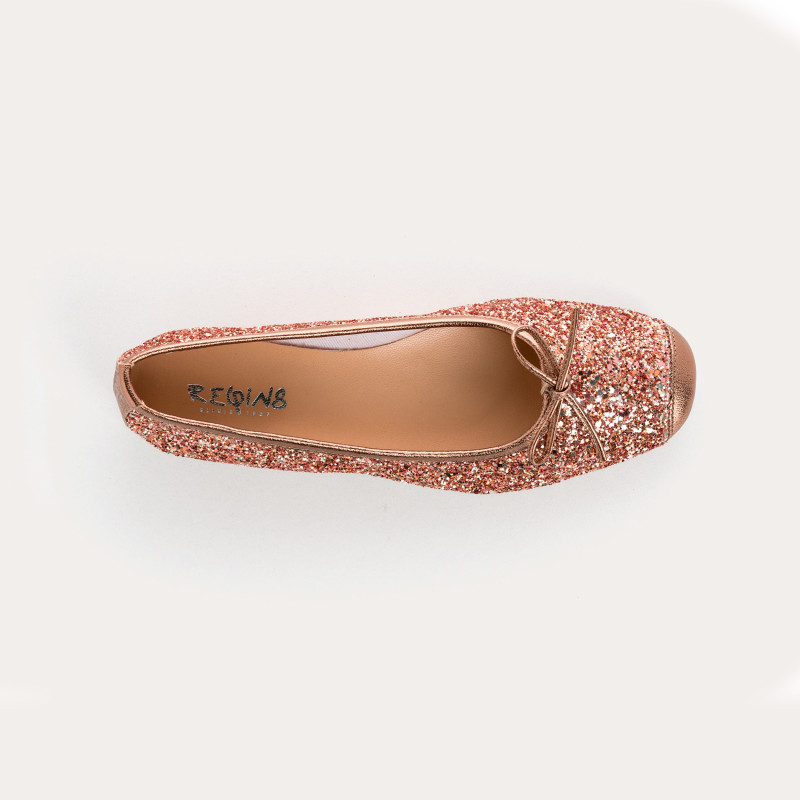 Harmony ballerinas with glitter and square tip
