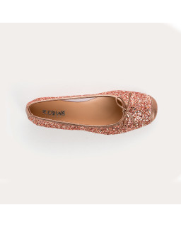 Harmony ballerinas with glitter and square tip
